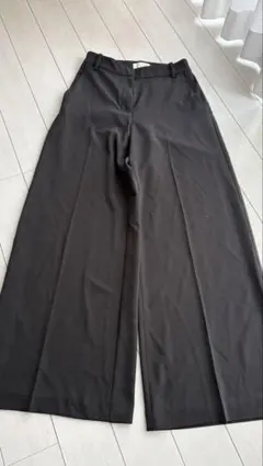 H&M ブラック ワイドパンツ EUR34