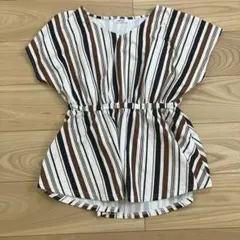 INGNI ストライプ 半袖チュニック Mサイズ