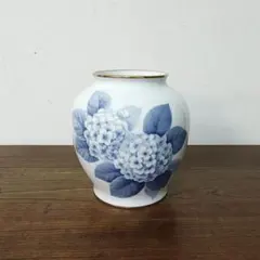 大倉陶園　アジサイ　紫陽花　花瓶のサムネイル
