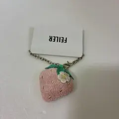 新品 未使用 フェイラーラブラリー ストロベリーチャーム