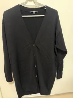 UNIQLOブラック Vネック カーディガン Mサイズ