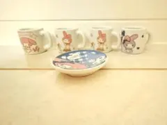 マイメロミニカップ&ミニ皿　マイメロミニ食器　サンリオ