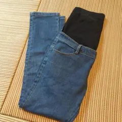 マタニティ　デニムパンツ　Lサイズ