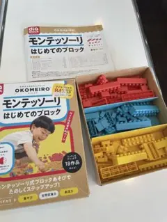 モンテッソーリ　はじめてのブロック 知育玩具 プラスチックブロック