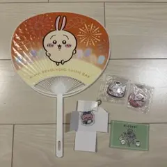 くら寿司 ちいかわコラボ うさぎ うちわ マグネット セリア ハチワレ