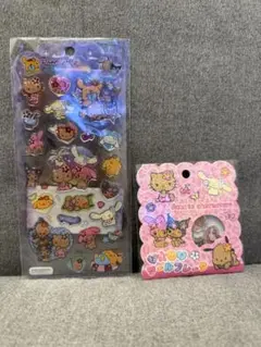 【正規品】日焼けサンリオキャラクターズ　ドロップジュエリー　おはじきシール