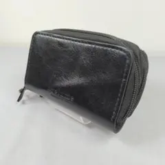 良品 レリューム★メンズ コイン,カード＆4連キーケース レザー 本革 黒