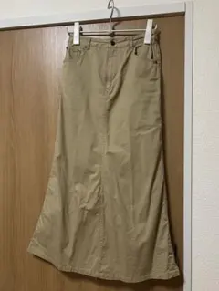 LEPSIM チノロングスカート　ベージュ Мサイズ