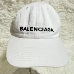 BALENCIAGA ホワイトキャップ　バレンシアガ　ベースボールキャップ