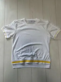 adidas ステラマッカートニー【サイズM】半袖Tシャツ ホワイト/イエローのサムネイル