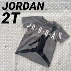 JORDAN ジョーダン ジャンプマン ロゴ 半袖 Tシャツ 2T グレーのサムネイル