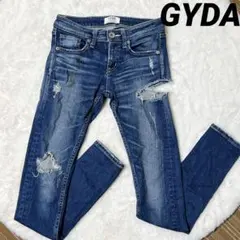 GYDA ダメージ スキニーデニム