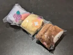 シュガーバニーズ　ふわふわ巾着　ブルーベリーうさ　はなうさ　くろうさ