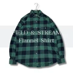 FIELD & STREAM L-TALL バッファローチェック フランネル