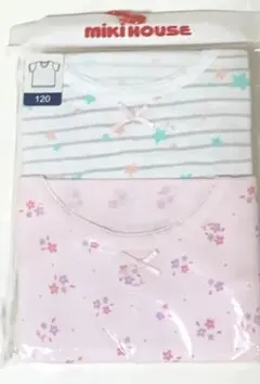 MIKIHOUSE 120サイズ 半袖シャツ肌着 2枚セット