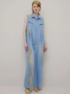 新品タグ付き✨AMERI VINTAGE DENIM WIDE ROMPERSのサムネイル