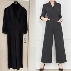 新品タグ付き　DRESS+（ドレスプラス）　ジャンプスーツ パンツドレス M