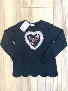 新品未使用　Mezzo Piano 長袖カットソー 140黒