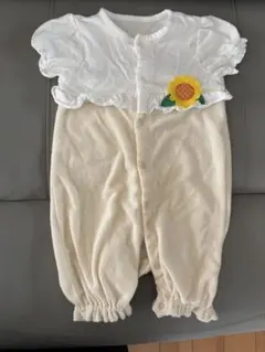 ひまわりロンパース 50-70cm