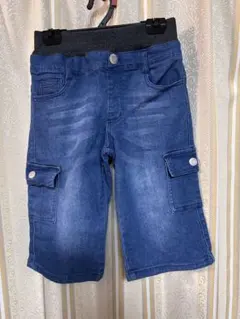 デニム ハーフパンツ カーゴパンツ 140cm 子ども　男の子　女の子
