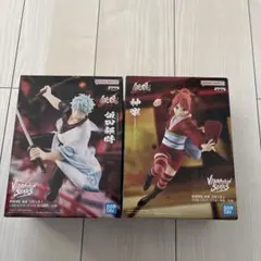 銀魂 VIBRATION STARS 坂田銀時 神楽 フィギュア 2種セット