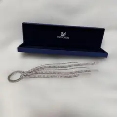 Swarovski ピンククリスタルキーリング