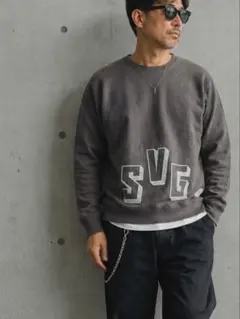 ネイバーフッド/入手困難 16AW フェード SVC ロゴ スウェット XLのサムネイル