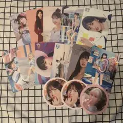 twiceモモ ランダムトレカ ポストカード コースター セット