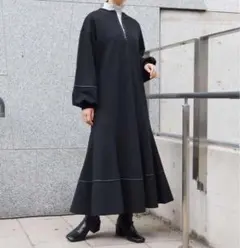 tiptop ハーフジップ2wayマーメイドワンピース