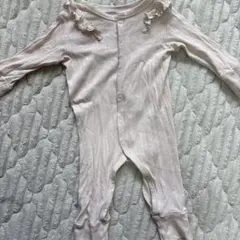 H&M フリル付き ロンパース