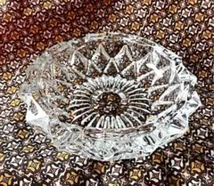 昭和レトロな　HOYA クリスタル　灰皿