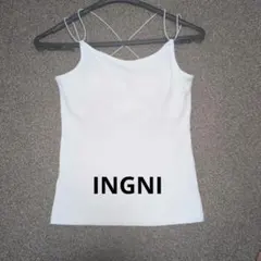 INGNI カップ付きキャミソール 白のサムネイル