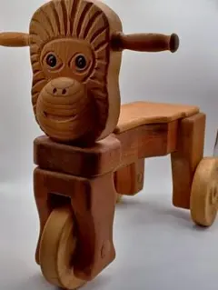 工房 Little Wood 職人手作り サル 三輪車 木製おもちゃ 作012 工房 Little Wood 職人手作り サル 三輪車 木製おもちゃ 作012 - メルカリ
