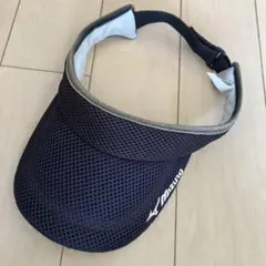 Mizuno サンバイザー　ブラック　メッシュ