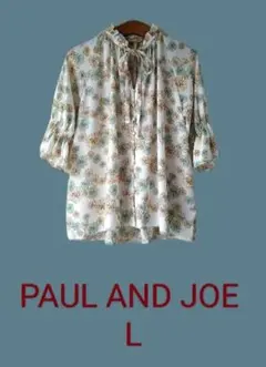PAUL & JOE 花柄 半袖シャツ Lサイズ