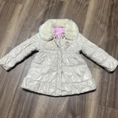 ミキハウス　中綿　アウター　コート　リーナちゃん　ファー　90