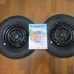 スズキ キャリー純正スチールホイール 12インチ 新車外し品 1台分