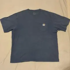 Carhartt 半袖シャツ ネイビー XLサイズ