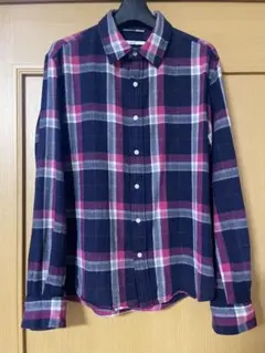 SHIPS チェックシャツ　Sサイズ　ネルシャツ