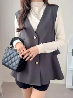 ♡*♡様 GRL ペプラムジレ