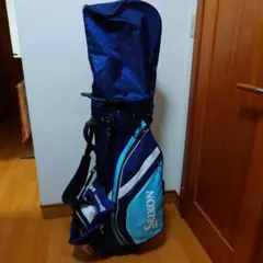Srixon スタンド式キャディバッグ ネイビー/ライトブルー