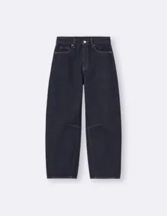 GU バレルレッグジーンズB+EC（短め 68.0cm］NAVY XS