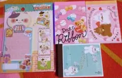 【平成レトロ】ネコちゃんスタンドメモ♡ミニメモ帳　4セットまとめ売り