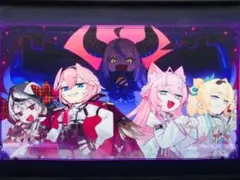ホロライブ 秘密結社holoX ドラマチック謎解きゲーム B2タペストリーのサムネイル