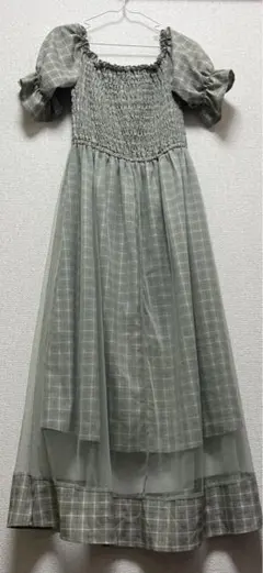 dais-y チュールワンピース　グリーン