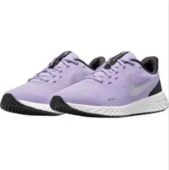 Nike レボリューション5（ＧＳ）ジュニアランニングシューズ　ライラック