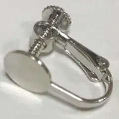 【D-02】平皿8mmイヤリング シルバー20個
