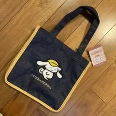 ｟新品未使用｠アイシナモロール　デニム　サガラ刺繍　ミニトートバッグ