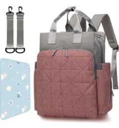 マザーズバッグ　大容量　軽量　盗難防止　保温ポケット　多機能　バックパック