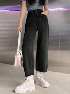 フレアデニム　ハイウエスト　Lサイズ